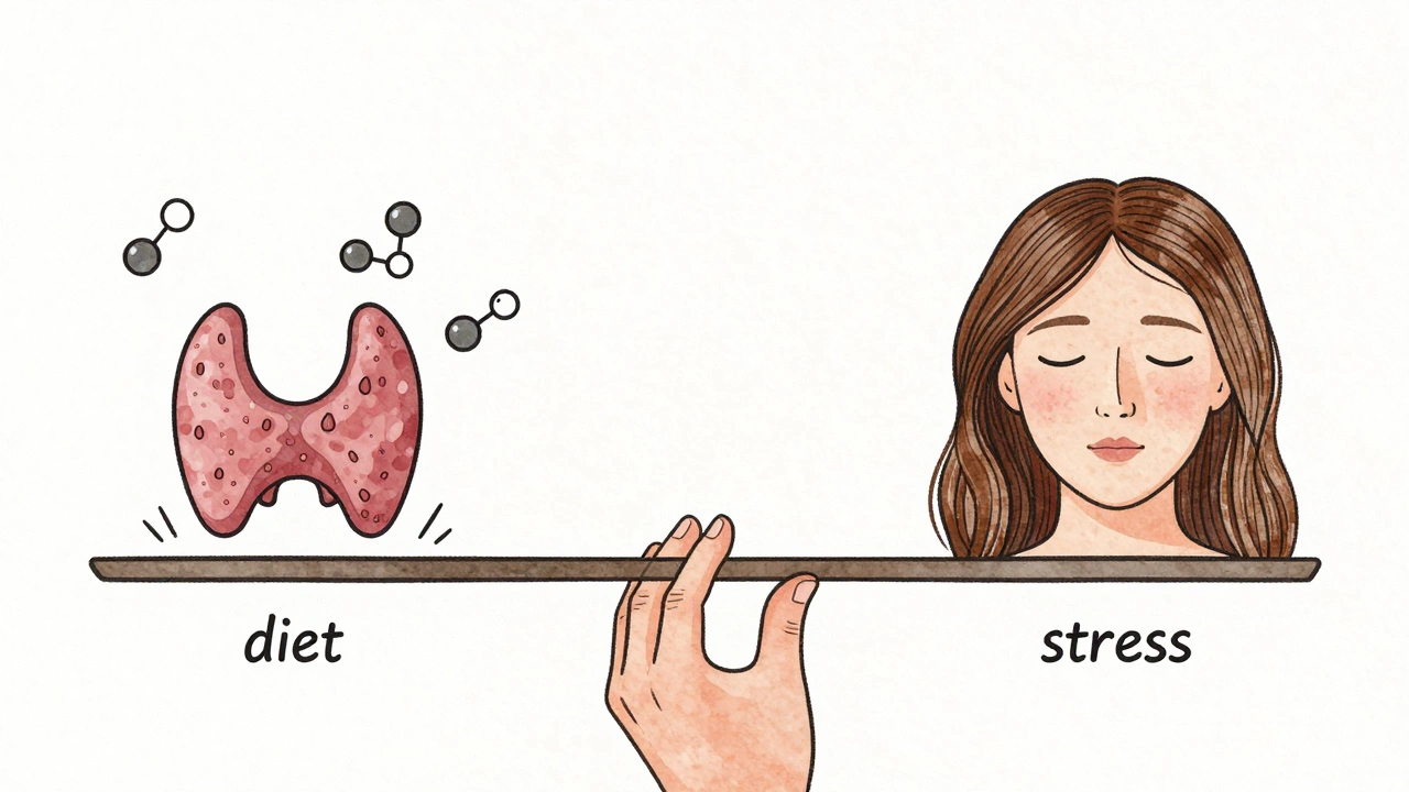 Весы, балансирующие гормоны и признаки здоровья: кожа, волосы, энергия.