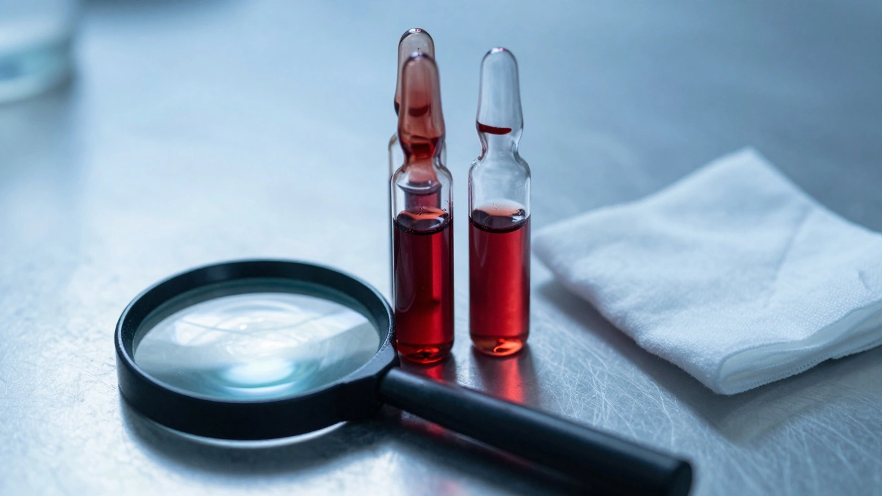 Лабораторные пробирки с кровью для биохимического анализа